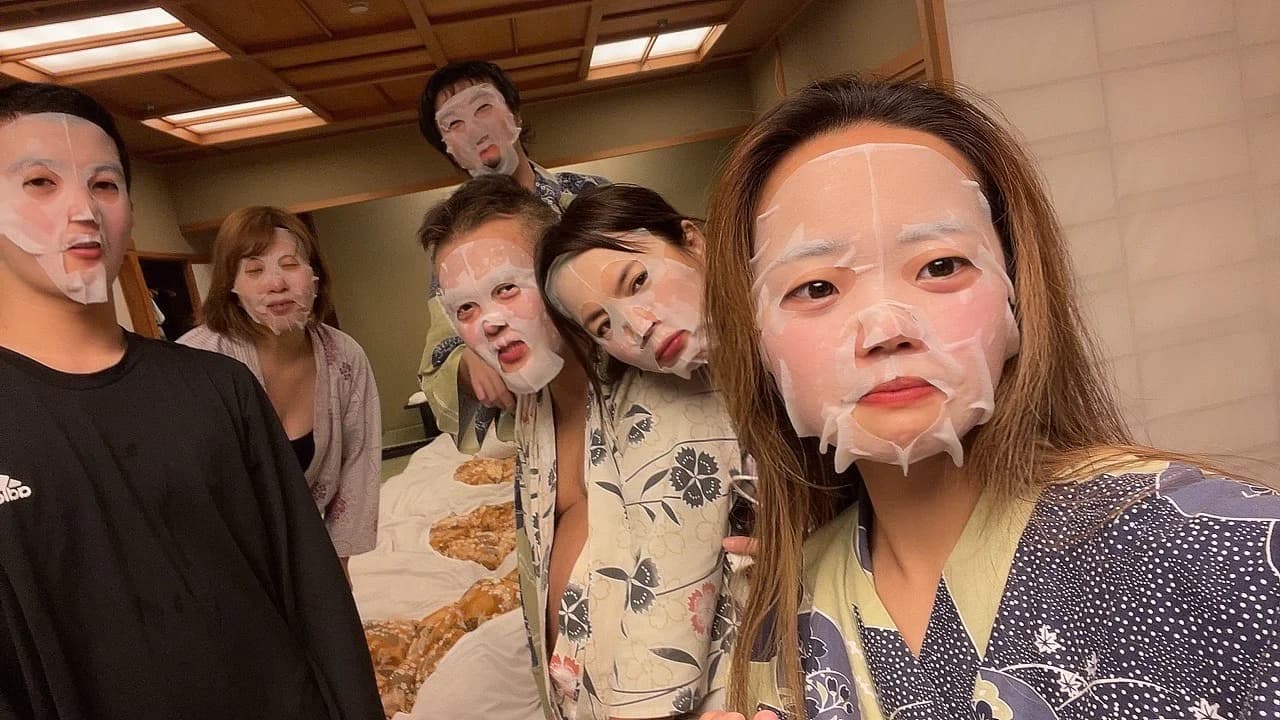 温泉旅行でくつろぐ吉鳥のスタッフ